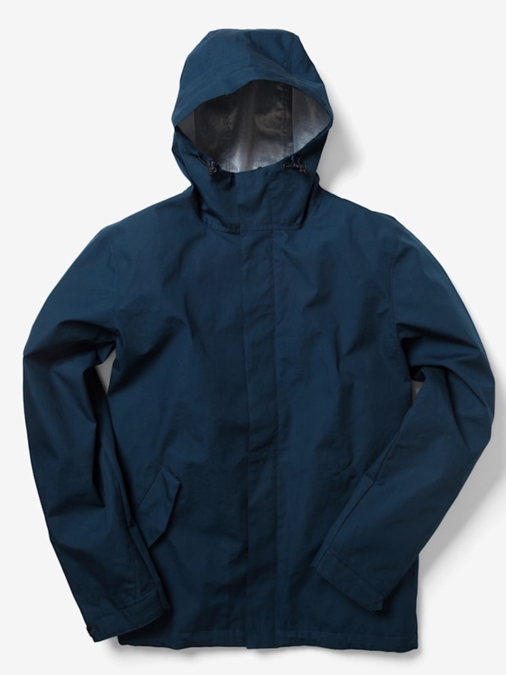Line of Trade Navy Portland Rain Jacket — Men's Size Large